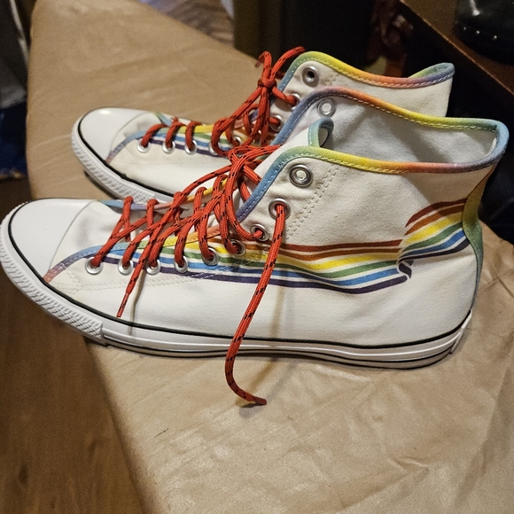 Converse Custom Chuck Taylor All Star Pride High Top Men's size 15 - Picture 5 of 8